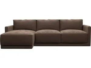 Haven Apt Muse Chocolate Chaise Sofa by James Lane, a Sofas for sale on Style Sourcebook