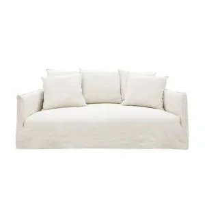 Como Linen Ecru Sofa -  2.5 Seater by James Lane, a Sofas for sale on Style Sourcebook