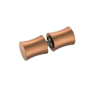 Shower Door Knob EK2 Brushed Rose Gold by Estelle, a Door Knobs & Handles for sale on Style Sourcebook