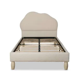 Cosy Cloud King Single Bed - Ivory - Cream - Mocka by Mocka., a Beds & Bed Frames for sale on Style Sourcebook