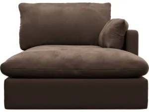 Willow Muse Chocolate Chaise Right Arm Facing Sofa Module by James Lane, a Sofas for sale on Style Sourcebook