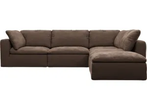 Cloud Deep Muse Chocolate Modular Sofa - 5 Piece by James Lane, a Sofas for sale on Style Sourcebook