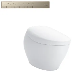 Toto Neorest NX I Wall Faced Smart Toilet Suite Brushed Nickel NEOREST-NX-BN by TOTO, a Toilets & Bidets for sale on Style Sourcebook