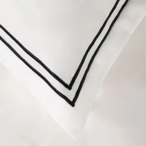 Palazzo Royale Embroidered Quilt Cover Set - 1000 Thread Count, King, Black - Canningvale by Canningvale_Palazzo, a Sheets for sale on Style Sourcebook