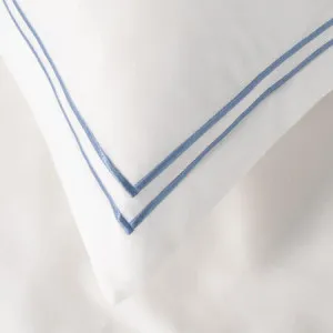 Palazzo Royale Embroidered Quilt Cover Set - 1000 Thread Count, Queen, Blue - Canningvale by Canningvale_Palazzo, a Sheets for sale on Style Sourcebook