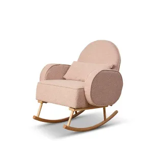Buddy 2-in-1 Rocking Chair and Stool Bundle - Blush - Mocka by Mocka., a Stools for sale on Style Sourcebook