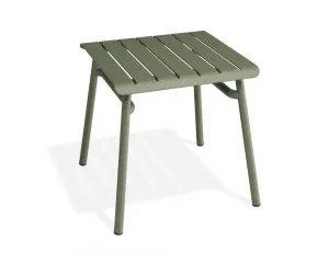 Roku Outdoor Low Stool Footrest in Matt Eucalyptus Green by Bent Design, a Tables for sale on Style Sourcebook