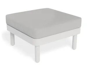 Siano Modular Pouf - Outdoor - White - Light Grey Cushion by Level, a Outdoor Sofas for sale on Style Sourcebook