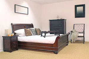 Cezanne Sleigh Bed - King Size by Hudson Furniture, a Beds & Bed Frames for sale on Style Sourcebook