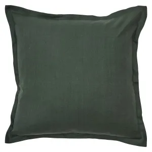 Muse Sahara Linen Feather Cushion Dark Green by Muse, a Cushions, Decorative Pillows for sale on Style Sourcebook