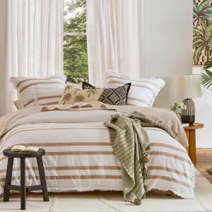 Habitat Amir Quilt Cover Set Natural by Habitat, a Quilt Covers for sale on Style Sourcebook