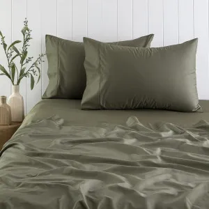 Habitat 600 Thread Count Cotton Sheet Set Olive by Habitat, a Sheets for sale on Style Sourcebook