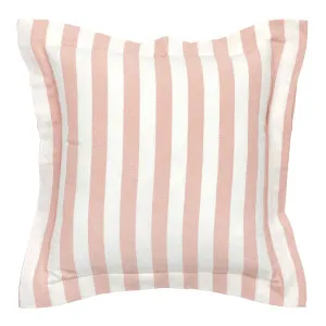 Muse Frankie Stripe Feather Cushion Blush/White by Muse, a Cushions, Decorative Pillows for sale on Style Sourcebook