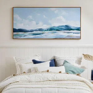 Muse Malo Framed Canvas Wall Art Blue by Muse, a Wall Hangings & Decor for sale on Style Sourcebook