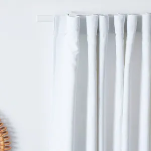 Habitat Dominic Extendable Rod Set Matte White by Habitat, a Shower Curtains for sale on Style Sourcebook