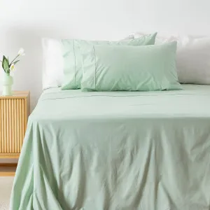 Pillow Talk 225Tc Cotton Sheet Set Green by Pillow Talk, a Sheets for sale on Style Sourcebook