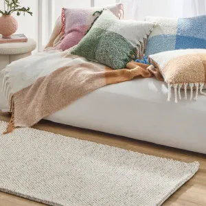 Habitat Pebbles Wool Floor Runner Beige by Habitat, a Contemporary Rugs for sale on Style Sourcebook