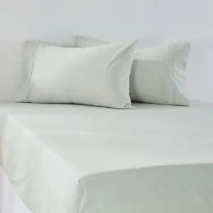 Pillow Talk 225Tc Cotton Fitted Sheet Silver by Pillow Talk, a Sheets for sale on Style Sourcebook