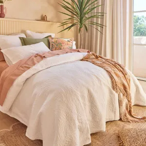 Habitat Miami Palm Coverlet Set White by Habitat, a Quilts & Bedspreads for sale on Style Sourcebook