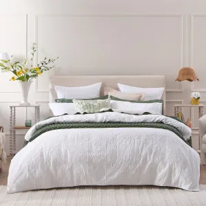 Habitat Cynthia Quilt Cover Set White by Habitat, a Quilt Covers for sale on Style Sourcebook