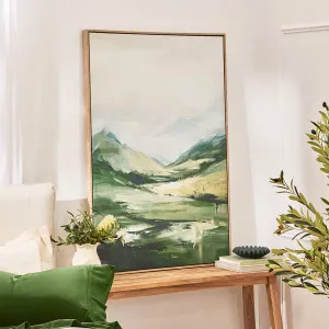Muse Arden Framed Canvas Wall Art Green by Muse, a Wall Hangings & Decor for sale on Style Sourcebook
