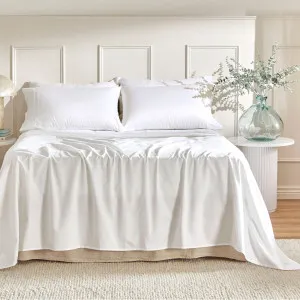 Hilton 500Tc Cotton Sateen Sheet Set White by Hilton, a Sheets for sale on Style Sourcebook