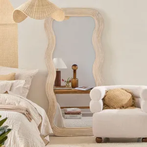 Muse Aura Floor Mirror Whitewash by Muse, a Mirrors for sale on Style Sourcebook
