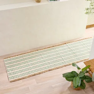 Habitat Lexi Cotton Jute 180Cm Floor Runner Green by Habitat, a Contemporary Rugs for sale on Style Sourcebook