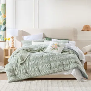 Habitat Aubrey Comforter Set Green by Habitat, a Quilts & Bedspreads for sale on Style Sourcebook
