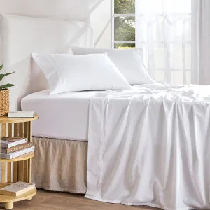 Habitat 375Tc Australian Cotton Sheet Set White by Habitat, a Sheets for sale on Style Sourcebook