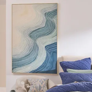 Muse Tides Of Tranquility Canvas Wall Art Blue by Muse, a Wall Hangings & Decor for sale on Style Sourcebook