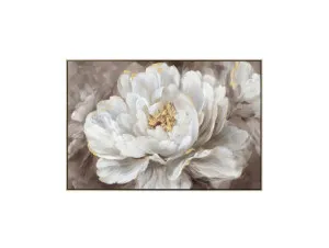 Whispers of a Peony Wall Art Canvas 120cm x 80cm by Luxe Mirrors, a Artwork & Wall Decor for sale on Style Sourcebook