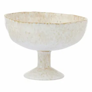 Kirra Footed Bowl 25.5x19cm in Natural by OZ Design, a Decorative Plates & Bowls for sale on Style Sourcebook