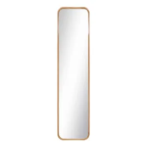 Brooklyn Standing Mirror 40x165cm in Natural by OZ Design, a Mirrors for sale on Style Sourcebook