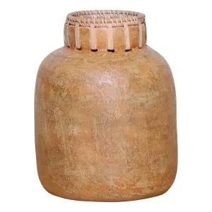 Aspen Vessel Small 20x25cm in Nugget Brown by OZ Design, a Vases & Jars for sale on Style Sourcebook