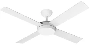 Martec Proton 52" DC Ceiling Fan with LED Light and Wall Control Matte White by Martec, a Ceiling Fans for sale on Style Sourcebook