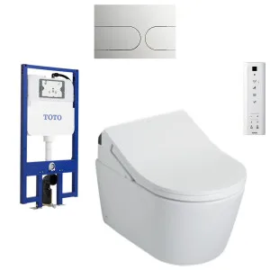 Toto Wall Hung Smart Toilet Suite with Auto Flush In-Wall Cistern and RX Washlet RX-WH-AUTOFLUSH by TOTO, a Toilets & Bidets for sale on Style Sourcebook