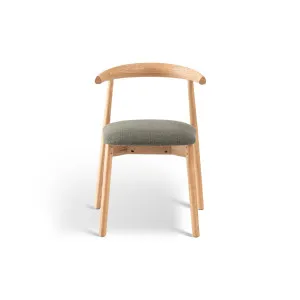 Ollie Dining Chair, Oak/Green, by Lounge Lovers by Lounge Lovers, a Dining Chairs for sale on Style Sourcebook