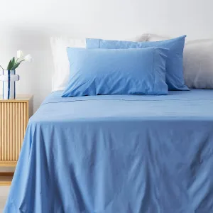 Pillow Talk 225Tc Cotton Sheet Set Blue by Pillow Talk, a Sheets for sale on Style Sourcebook