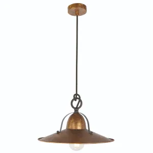 MDA Lighting Benson Vintage Pendant Acid Gold Leaf by MDA Lighting, a Lighting for sale on Style Sourcebook