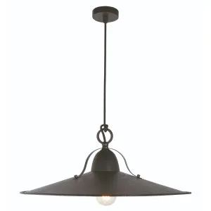 MDA Lighting Benson Large Vintage Pendant Charred by MDA Lighting, a Lighting for sale on Style Sourcebook