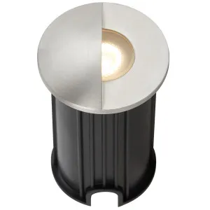 Telbix Halon Modern Glare Free LED Recessed Outdoor Step/Wall Light Stainless Steel by Telbix, a Outdoor Lighting for sale on Style Sourcebook