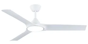 Martec Alpine 52" DC Smart Ceiling Fan with LED Light and WiFi Remote White by Martec, a Ceiling Fans for sale on Style Sourcebook