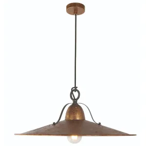 MDA Lighting Benson Large Vintage Pendant - Aged Gold Leaf by MDA Lighting, a Lighting for sale on Style Sourcebook