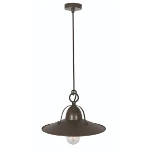MDA Lighting Benson Vintage Pendant - Weathered Iron by MDA Lighting, a Lighting for sale on Style Sourcebook