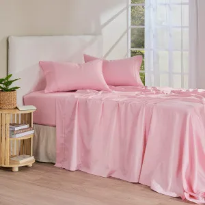 Habitat 375Tc Australian Cotton Sheet Set Pink by Habitat, a Sheets for sale on Style Sourcebook