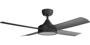 Calibo Breeze Silent Pro 48" AC Ceiling Fan with 3CCT LED and Wall Control - Black by Calibo, a Ceiling Fans for sale on Style Sourcebook