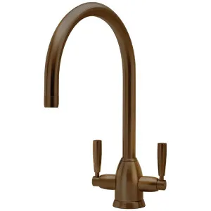 Shaws by Perrin & Rowe Silverdale Kitchen Mixer English Bronze AUSH4861EB-3 by Shaws by Perrin & Rowe, a Kitchen Taps & Mixers for sale on Style Sourcebook