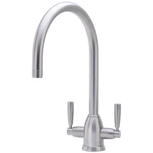 Shaws by Perrin & Rowe Silverdale Kitchen Mixer Pewter AUSH4861PF-3 by Shaws by Perrin & Rowe, a Kitchen Taps & Mixers for sale on Style Sourcebook