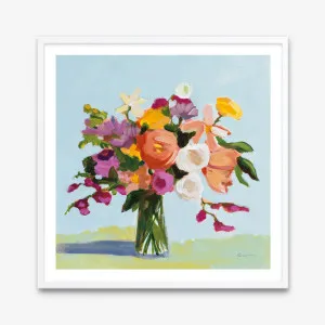 August Blooms (Square) Art Print by The Print Emporium, a Prints for sale on Style Sourcebook